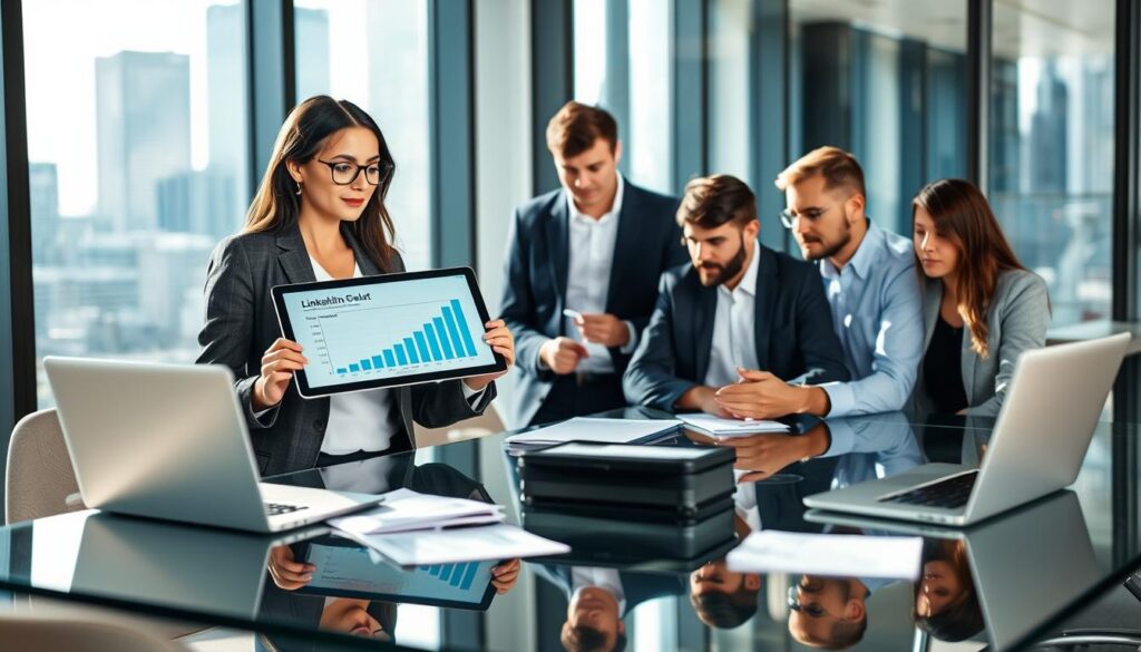 beregning afkast linkedin strategi