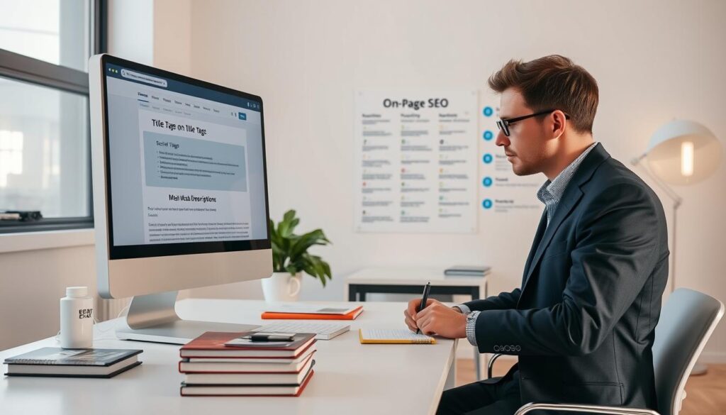 on-page optimering titel meta beskrivelse